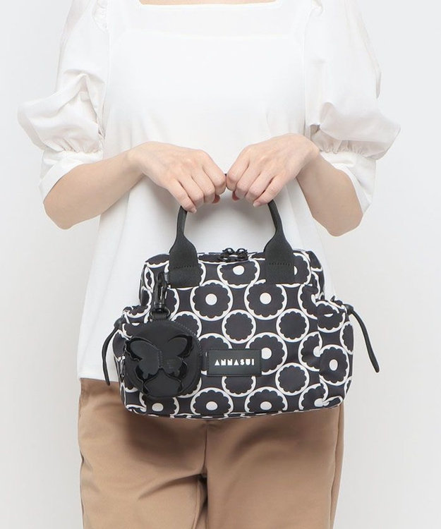 ANNA SUI ヴァケーション ミニボストンバッグ クロ