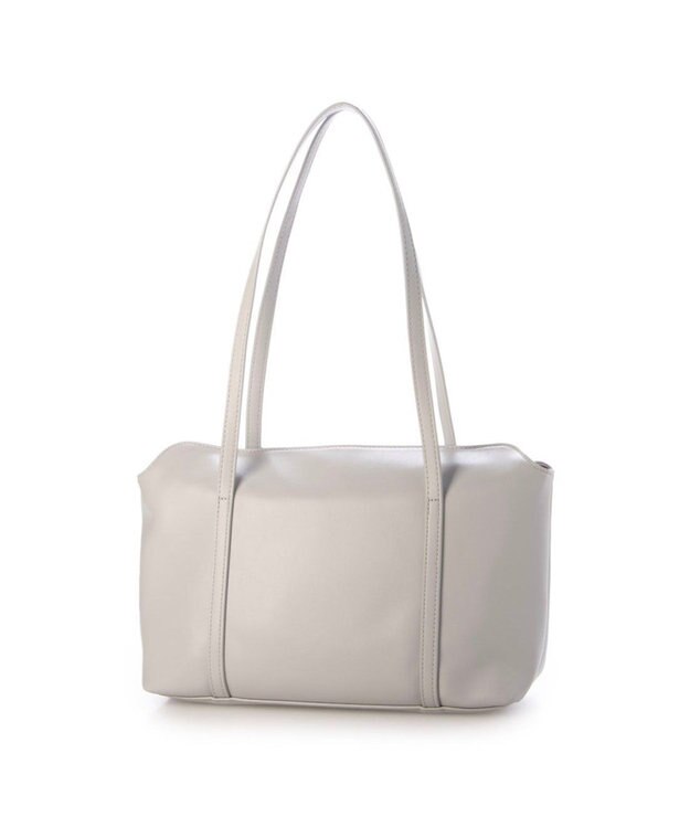 UNBILLION カシュカシュ cachecache / 結びチャーム付き2wayワイドトート ライトグレー