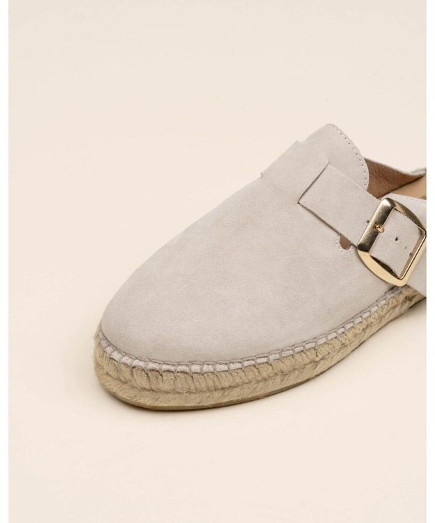 gaimo 【GAIMO/ガイモ】フラットジュートミュールサンダル/QUIANA アイボリー