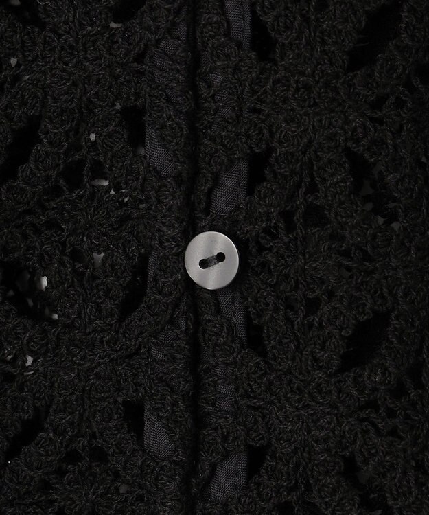 UNFILO 【前後着用可能】ラッセルレース 2WAYプルオーバー ブラック