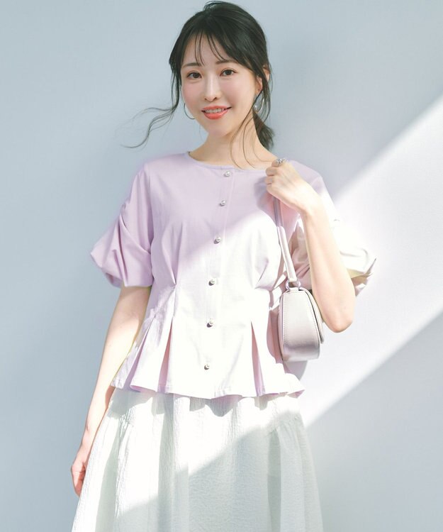 組曲 S 【美人LABコラボ】ビューティーファンクションジャージー パールコルセットトップス ピンク系