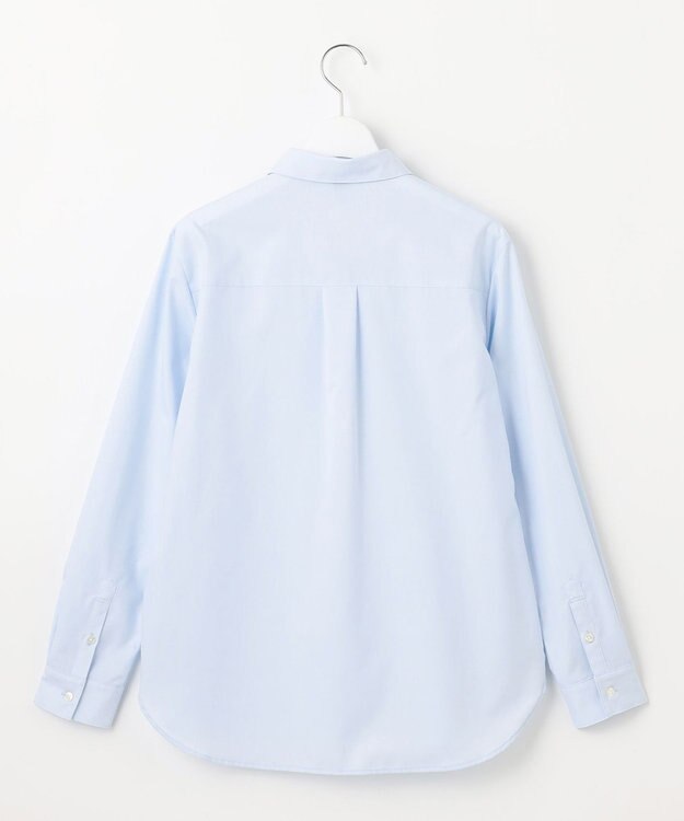 J.PRESS LADIES 【WEB限定・洗える】クラシックピンオックス シャツ サックスブルー系