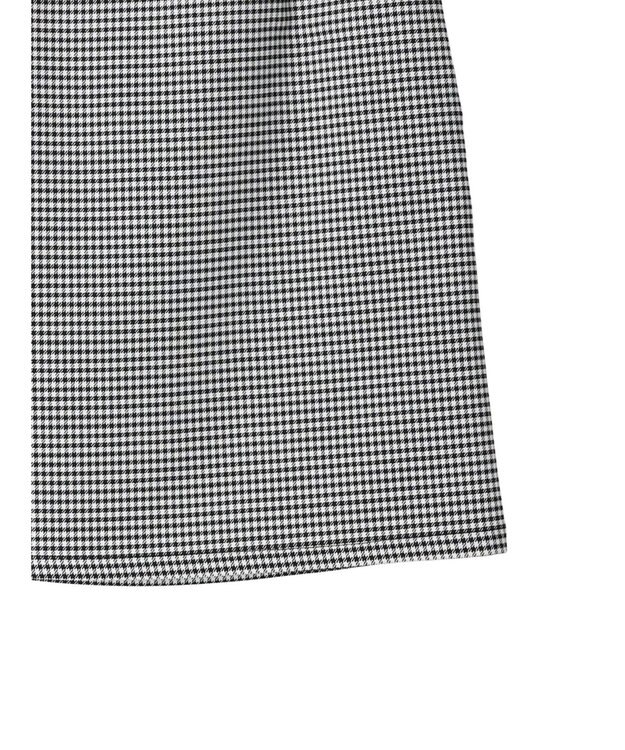 earth music&ecology チェックミニスカート Black