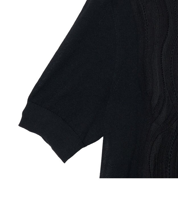 JOSEPH レース&ニット　ショートスリーブニット Black