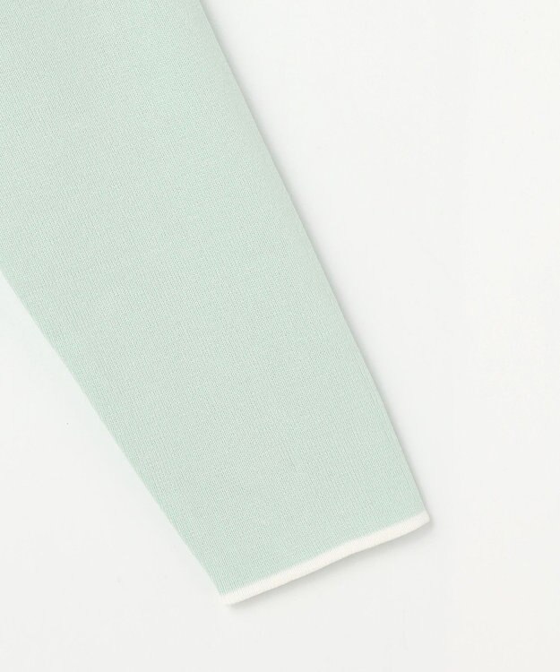 ANY SIS S 【花粉対策】ラインポイント カーディガン ミント