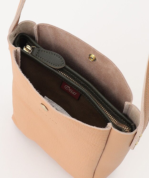 UNBILLION 【テレビ ドラマ着用アイテム】Otias シュリンクレザーショルダ－バッグ ベージュ