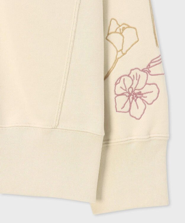 Paul Smith フローラル エンブロイダリー スウェット エクリュ