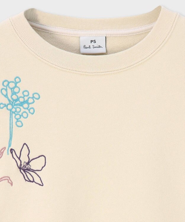 Paul Smith フローラル エンブロイダリー スウェット エクリュ