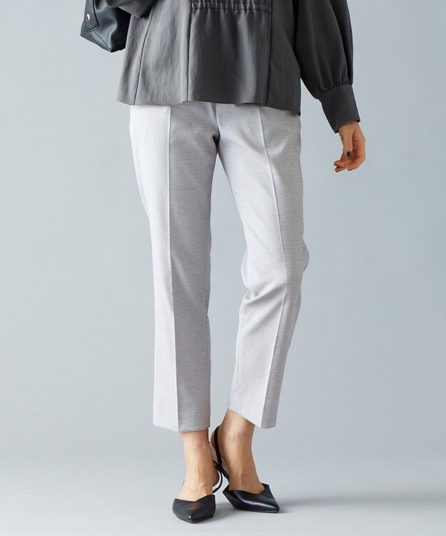 自由区 【ご好評につき新色追加・接触冷感・UVカット・吸水速乾・洗える・XXSサイズあり】シェルタリングドライオックス テーパードパンツ （新色）グレー系