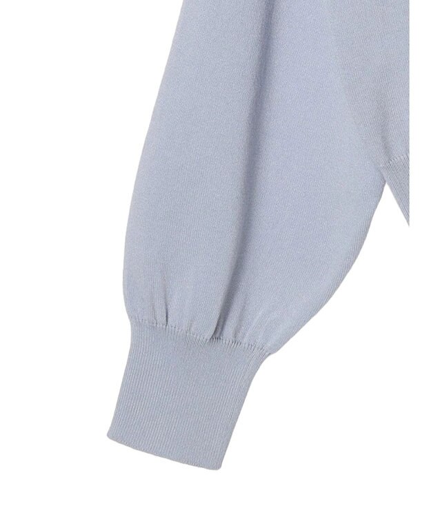 earth music&ecology 襟付きニットプルオーバー Sax