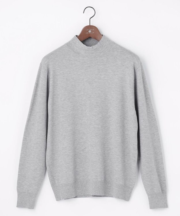 JOSEPH ABBOUD 【キングサイズ・チクチクしない/イージーケア/3シーズン対応/サスティナブル】SNOWY モックネックニット ライトグレー系