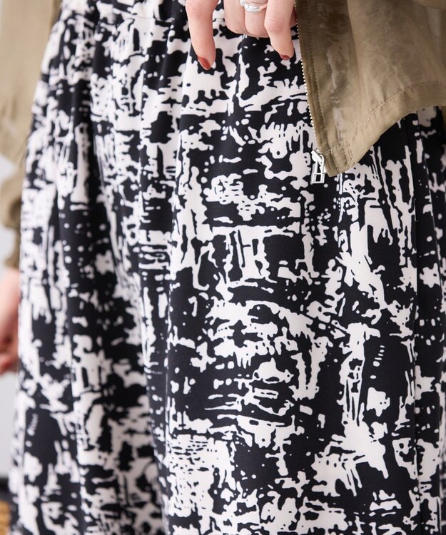 AMERICAN HOLIC アソートギャザー柄パンツ【WEB限定カラー・サイズ有り】 Black