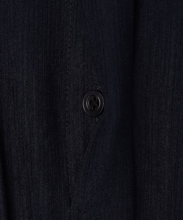 組曲 【先行予約】シアーリンクルクロス ティアードブラウス ネイビー系