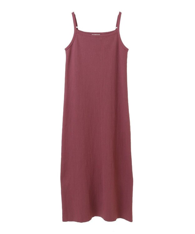 earth music&ecology ＳＥＴ２点襟付きカーディガン＋ニットワンピース Pink