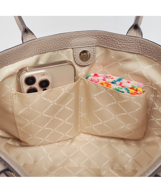 PELLE BORSA B5トートバッグ Reinette レネット 4796 グレージュ