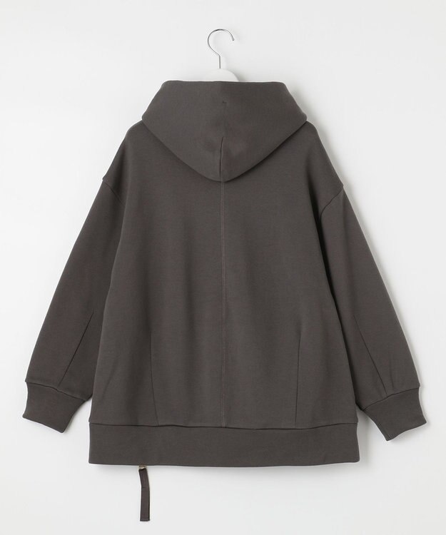 自由区 【洗える】4段裏毛起毛 パーカー グレー系