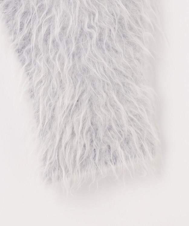 NAVE 【Nave】モヘアシャギー ショートカーディガン ライトグレー系