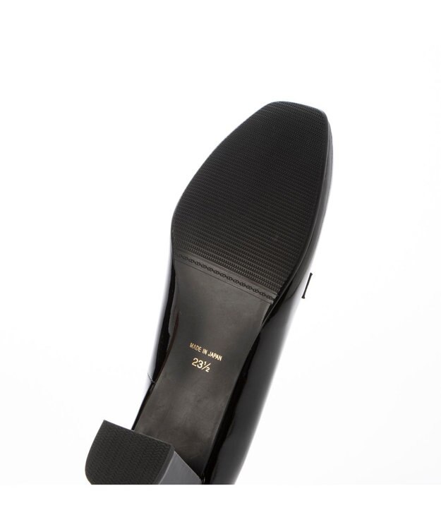 Riz raffinee <Riz raffinee>ビットヒールアップローファー ブラックエナメル