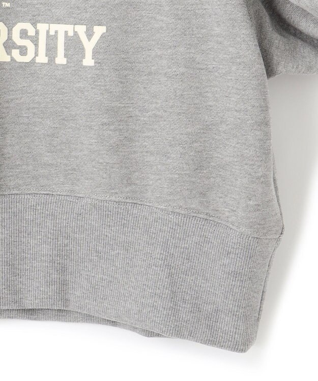 J.PRESS YORK STREET 【WOMEN】YALE × J.PRESS YORK STREET コラボショートスウェット ライトグレー系