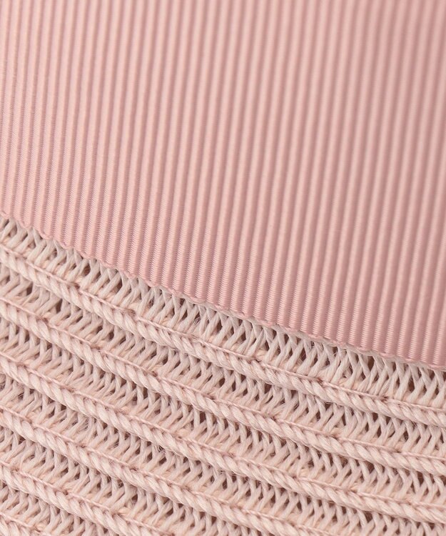 ANY KIDS 後ろ割れ リボン ブレード ハット ピンク