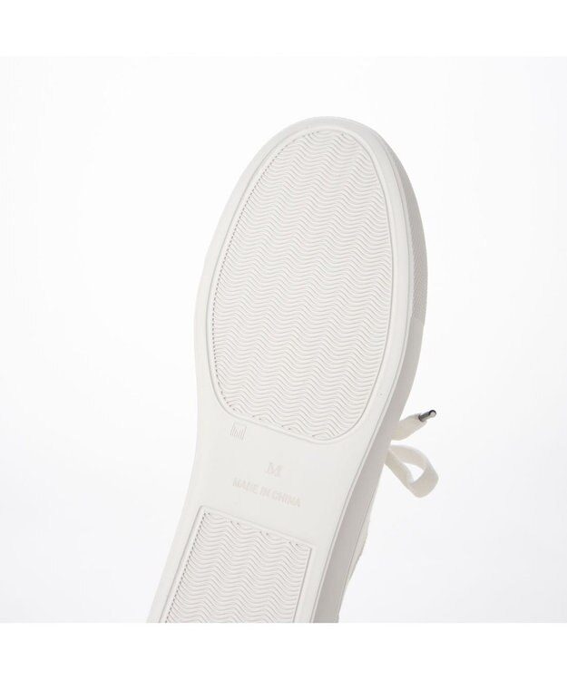 MODE ET JACOMO <carino>【レイン対応】【軽量】レースアップスニーカー ホワイト