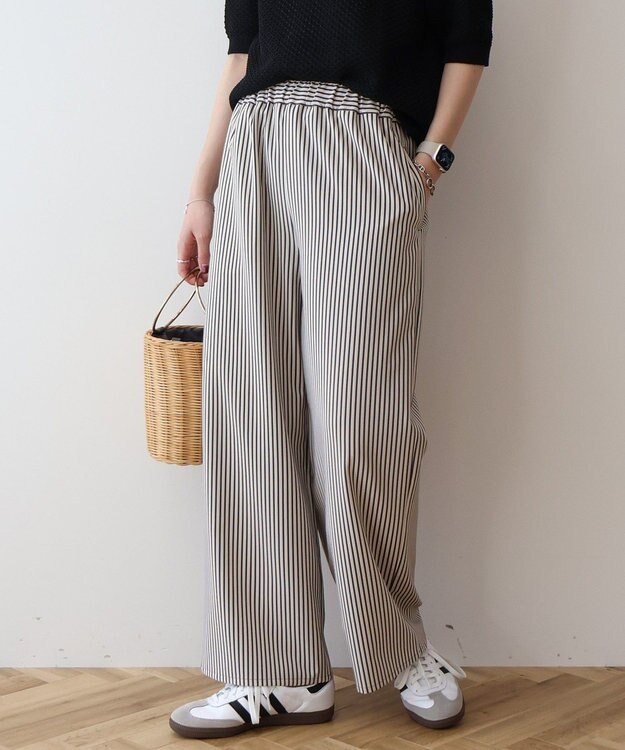 AMERICAN HOLIC アソートギャザー柄パンツ【WEB限定カラー・サイズ有り】 Stripe