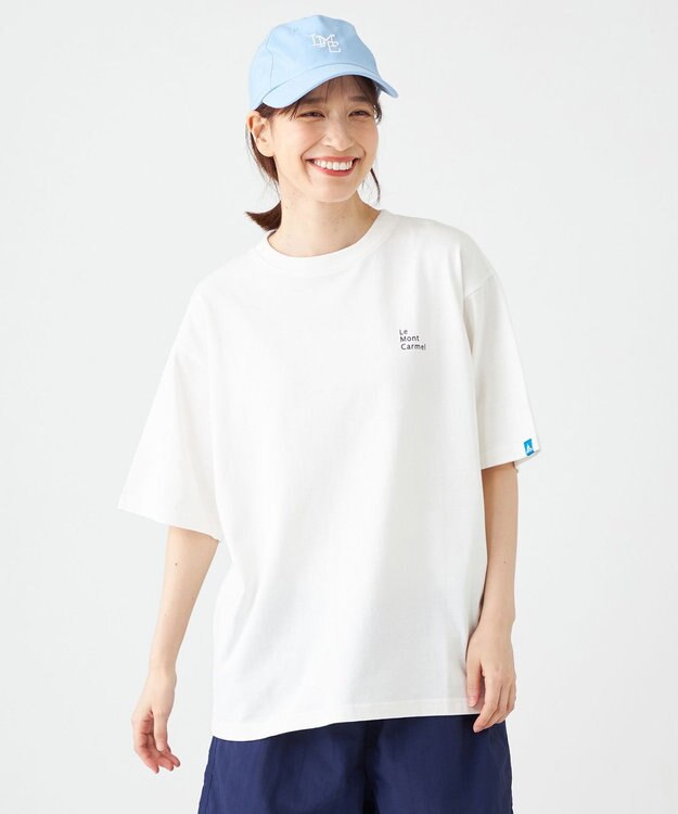 SHARE PARK LADIES 【UVカット・撥水】イージーデニムロゴキャップ サックスブルー系