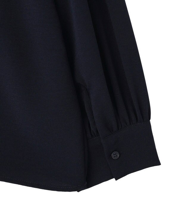 YECCA VECCA ラッフルブラウス Navy