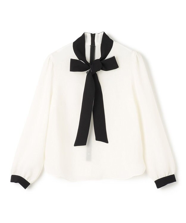 TOCCA 【消臭・撥水・洗える】PROMISE RIBBON ブラウス アイボリー系