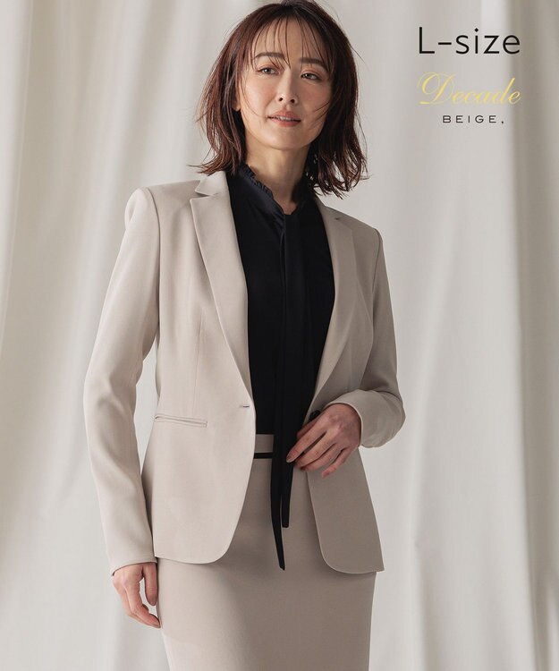 BEIGE， 【L-size】CINDY / テーラードジャケット Sand