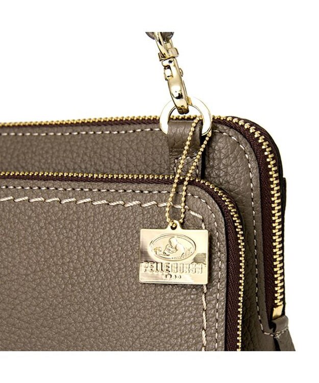 PELLE BORSA お財布ポシェット Reinette レネット 4704 トープ