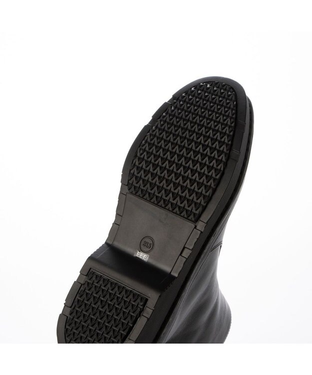 ing <ing>【WEB限定】ボリュームソールラウンドショートブーツ ブラック