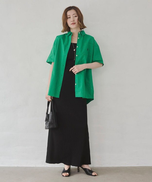 WEGO USPOLOハーフスリーブシャツ グリーン