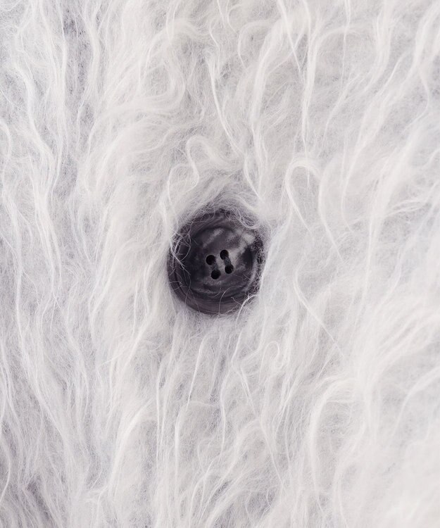 NAVE 【Nave】モヘアシャギー ショートカーディガン ライトグレー系