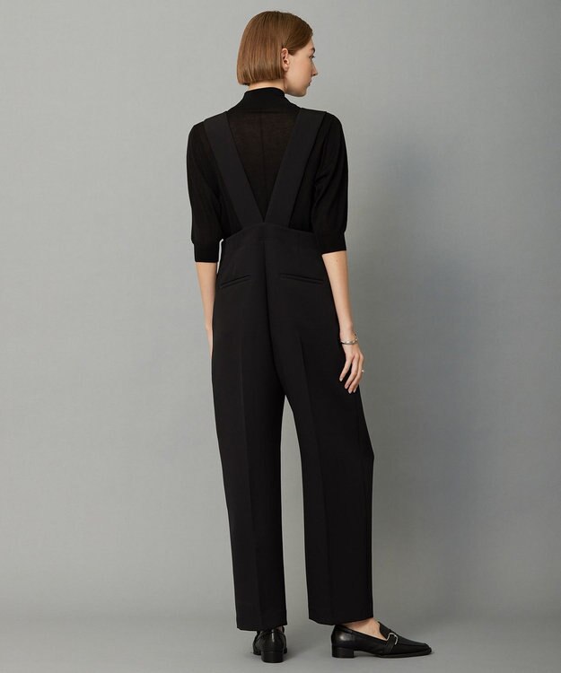 ICB 【防シワ・洗える】 トリプルクロスツイル オールインワン ブラック系