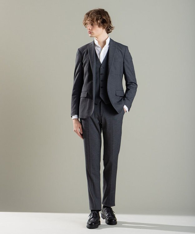 JOSEPH HOMME ウーステッドモックロディ ジャケット グレー系