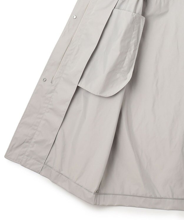 ICB メモリーツイル フーデットコート トープ系