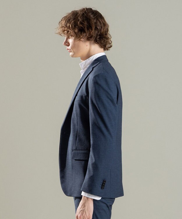 JOSEPH HOMME ウーステッドモックロディ ジャケット ダルブルー系