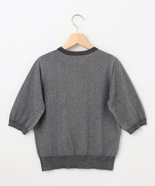 組曲 L 【WEB限定・2SET】シャイニーラメニット×チュールスカート ブラック系