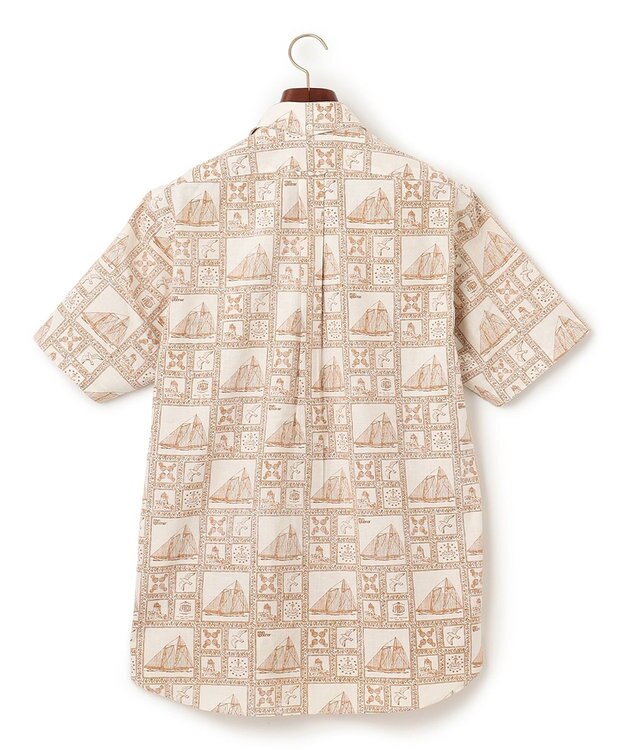 J.PRESS MEN Reyn spooner×J.PRESS リバースプリント シャツ マスタード系5