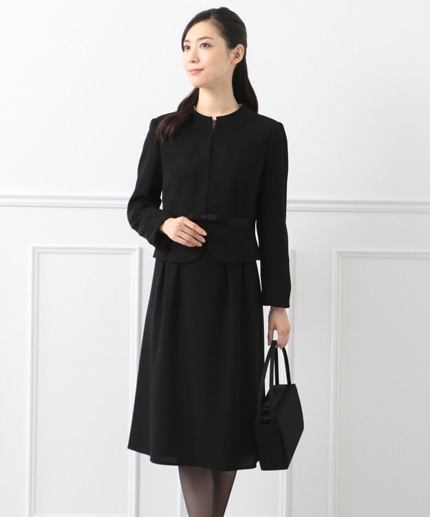 組曲 NOIR ガーシュストレッチバーズアイ ブラック系