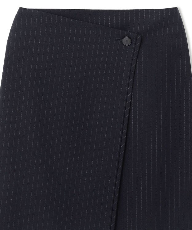 JOSEPH ピンストライプ　スカート Navy