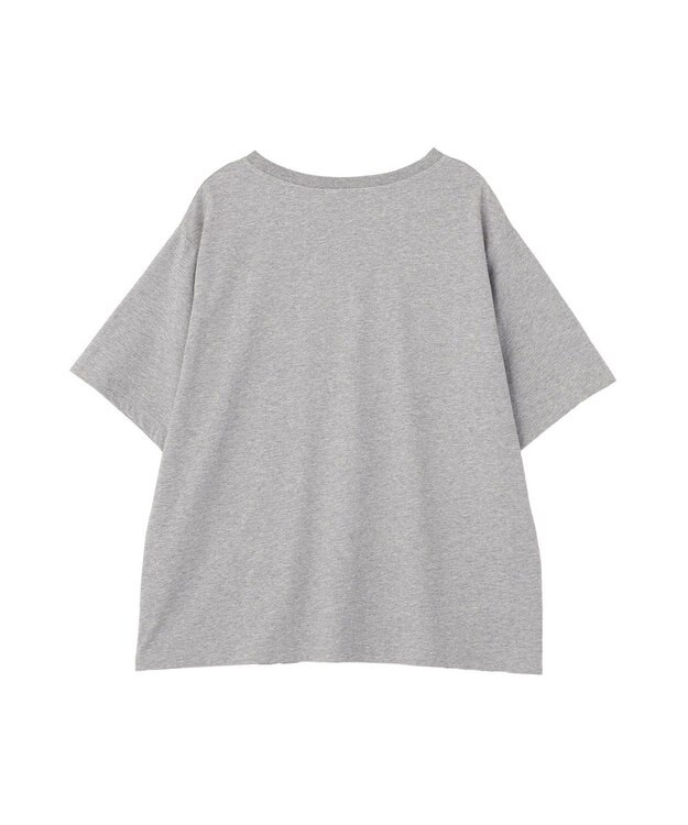 Green Parks 【適ON】箔プリントロゴＴシャツ Gray Mixture