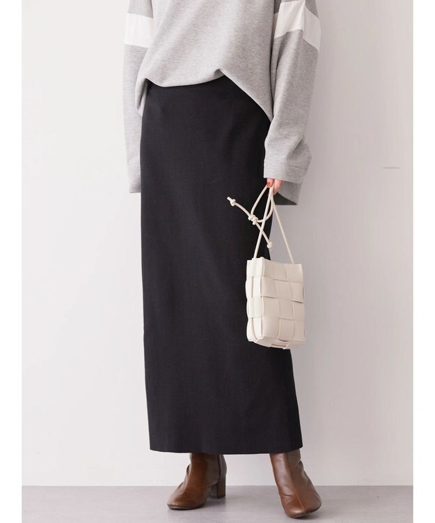 AMERICAN HOLIC 総針ニットタイトスカート Black