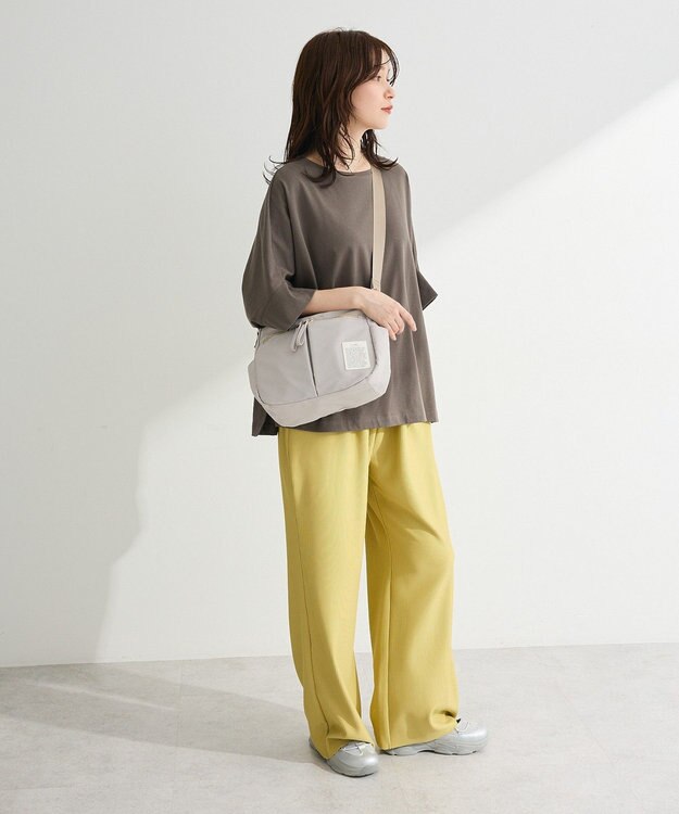 Green Parks 冷やっとすずやかドルマンプルオーバー Charcoal Gray