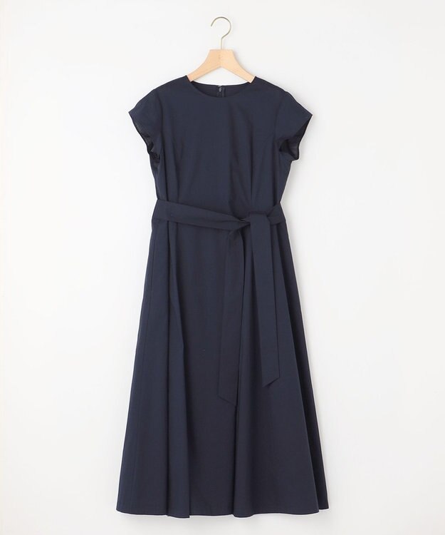 組曲 コットンローン フレアワンピース ネイビー系