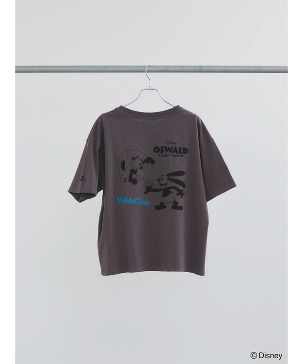 Green Parks オズワルド／バックプリント半袖ＴＥＥ Charcoal Gray