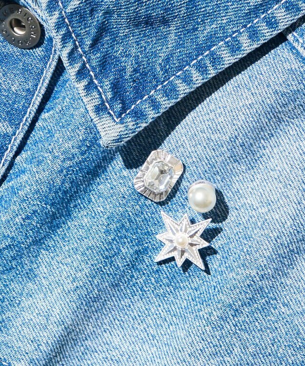 AMERICAN HOLIC アソート３ピースブローチ Silver