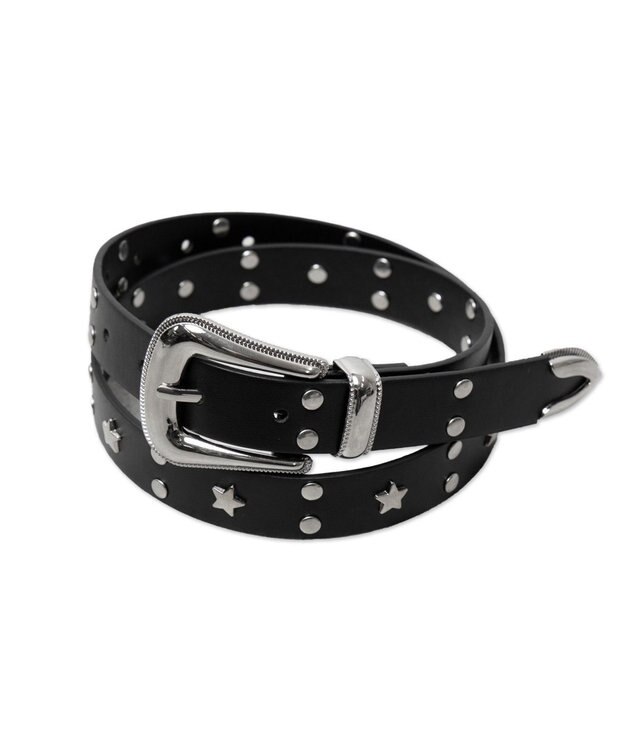 WEGO スタースタッズベルト ブラック