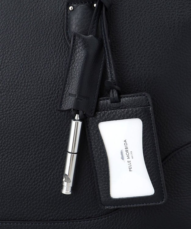 GOTAIRIKU 日本製【PELLE MORBIDA】2WAY シュリンクレザートートバッグ ネイビー系